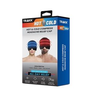 New HOT & COLD COMPRESS HEADACHE RELIEF CAP Trakk